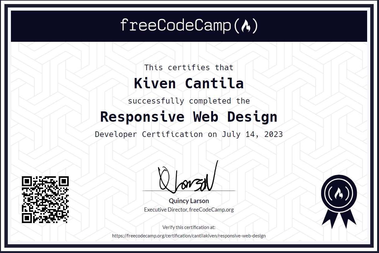 Certificate 2